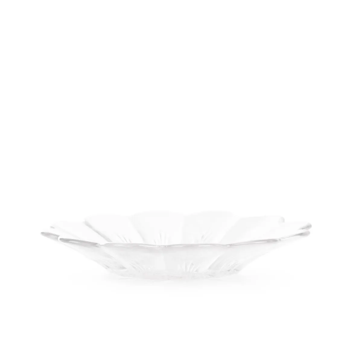 Talerzyk Caren W Ksztalcie Kwiatka Transparentny 11 Cm
