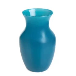 Wazon Ambros Szklany Turkusowy 13X12X20 Cm