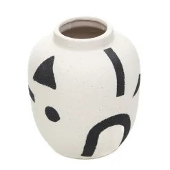 Wazon Etnic W Geometryczne Wzory 14X14X16 Cm