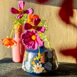 Wazon Floral Aura W Kwiaty Granatowy 16X16X13,5 Cm