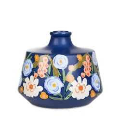 Wazon Floral Aura W Kwiaty Granatowy 16X16X13,5 Cm