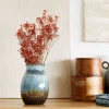 Wazon Lave Ceramiczny Granatowy 16X16X18 Cm