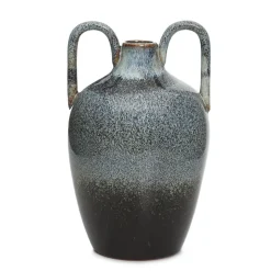 Wazon Lave Ceramiczny Z Uszami Granatowy 12X12X20 Cm
