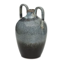 Wazon Lave Ceramiczny Z Uszami Granatowy 12X12X20 Cm