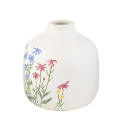 Wazon Meadow W Kolorowe Kwiaty 13X13X13 Cm