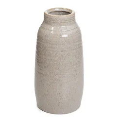 Wazon Polsy Ceramiczny Bezowy 10,5X10,5X20 Cm