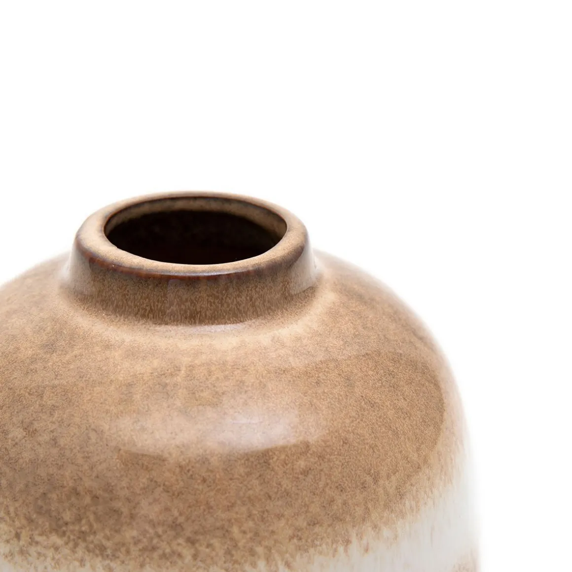 Wazon Soleto Ceramiczny Bezowy 15,5X22,4 Cm