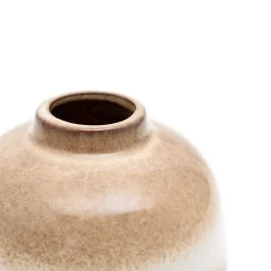 Wazon Soleto Ceramiczny Bezowy 14,7X14,7X15 Cm