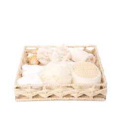 Zestaw Akcesoriow Do Pielegnacji Ciala Wellness 7 Szt 30X30X6 Cm