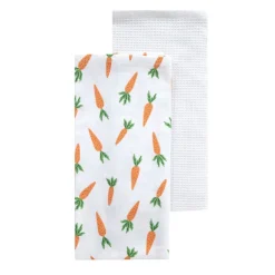 Zestaw Scierek Kuchennych Carrot W Marchewki 2*45X65 Cm