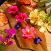 Zestaw Swiec Floral Aura 3 Szt. Kwiaty Rozowe 140 G