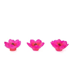 Zestaw Swiec Floral Aura 3 Szt. Kwiaty Rozowe 140 G