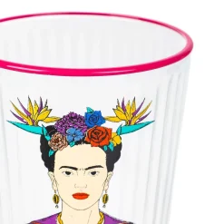 Zestaw Szklanek Frida Kahlo Fuksjowych, 2 Szt. 0.38