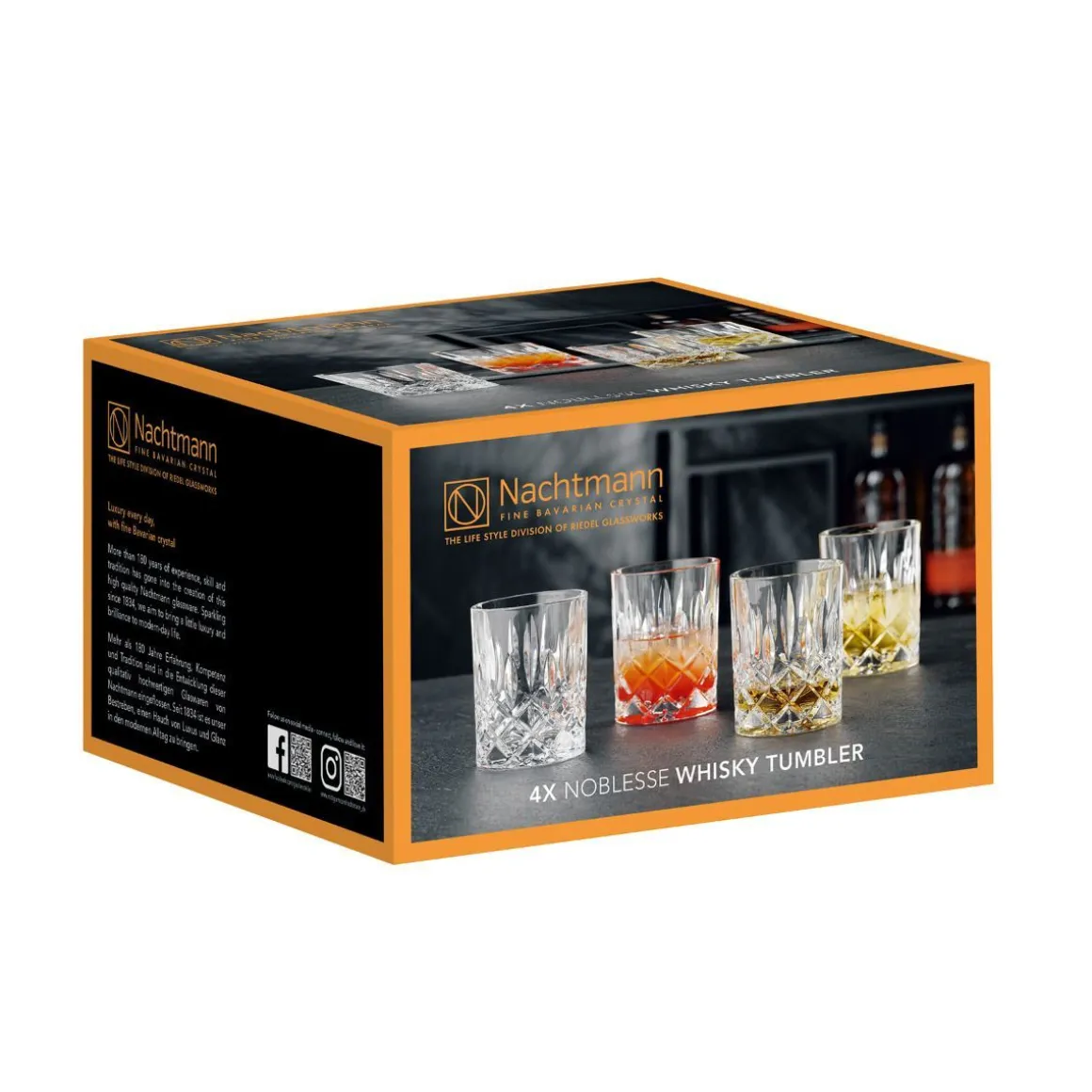 Zestaw Szklanek Noblesse Do Whisky Tumbler 4 Szt. 0,295 L